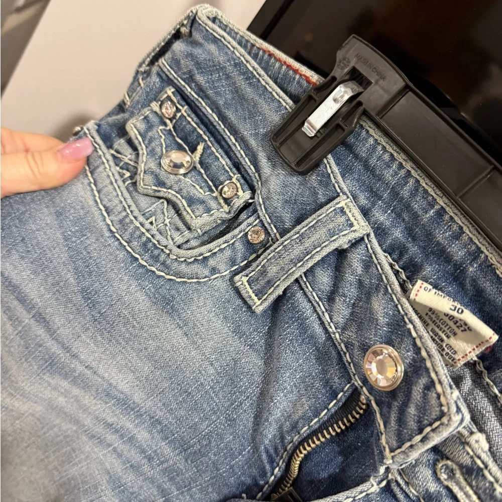 True Religion Light Blue Boot Cut Jeans - Picture 4 of 7